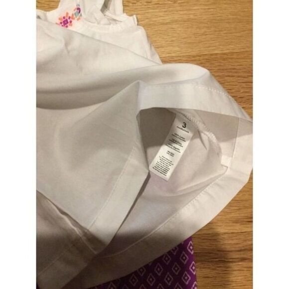 New Carter’s baby girl 3 month set Linen 3pc Girls legging bubble shorts Set - Picture 5 of 7